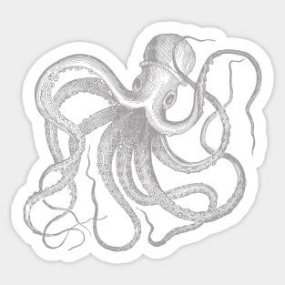 vintage octopus Sticker